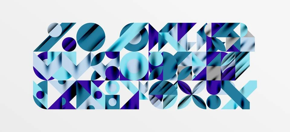 Geometric neo patterns. Abstract background for covers, banners, flyers and Stockillustratie