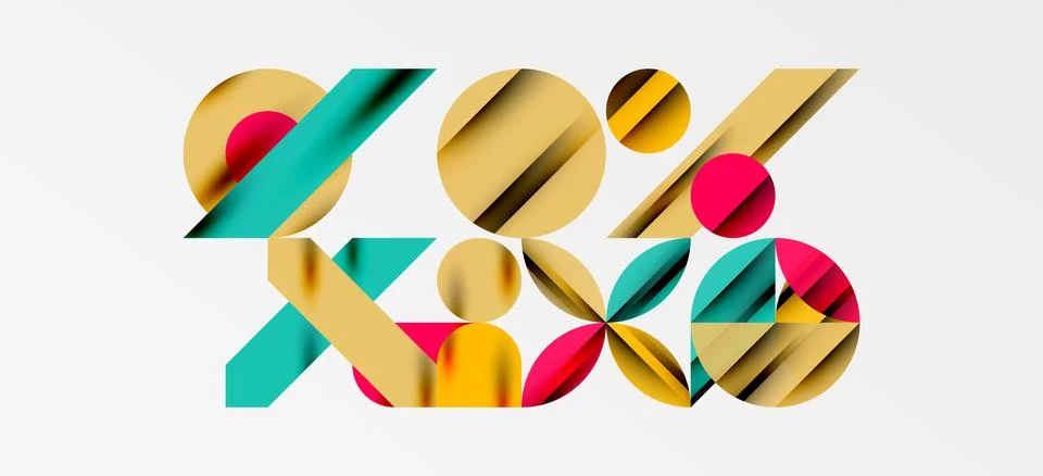 Geometric neo patterns. Abstract background for covers, banners, flyers and Illustrazione stock