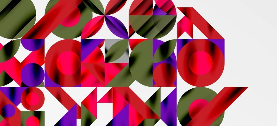 Geometric neo patterns. Abstract background for covers, banners, flyers and Stock Illustration