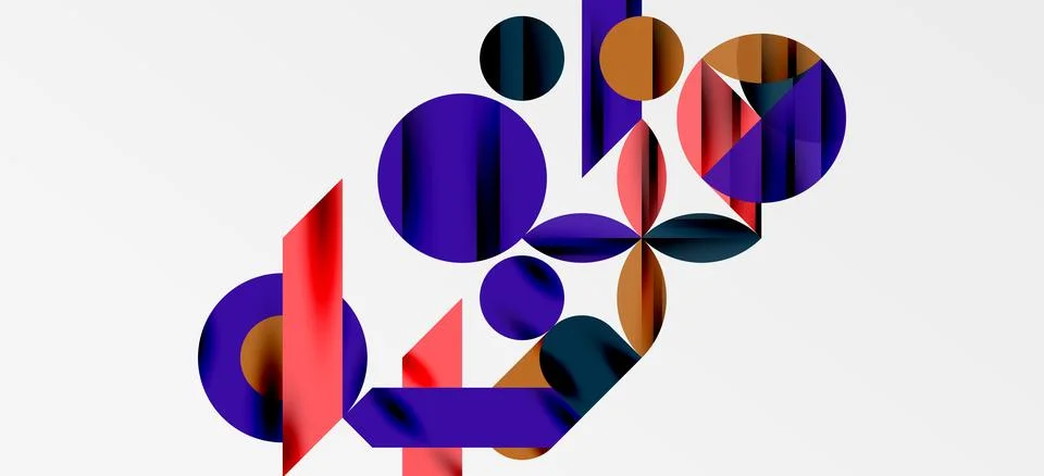 Geometric neo patterns. Abstract background for covers, banners, flyers and Stockillustratie
