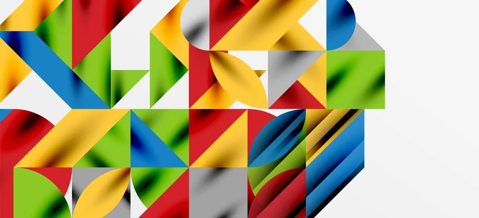 Geometric neo patterns. Abstract background for covers, banners, flyers and Stock Illustration