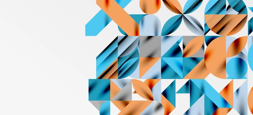 Geometric neo patterns. Abstract background for covers, banners, flyers and Stock Illustration