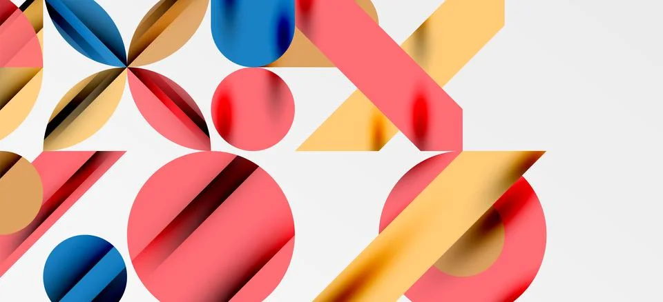 Geometric neo patterns. Abstract background for covers, banners, flyers and Stock Illustration