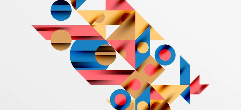 Geometric neo patterns. Abstract background for covers, banners, flyers and Stock Illustration