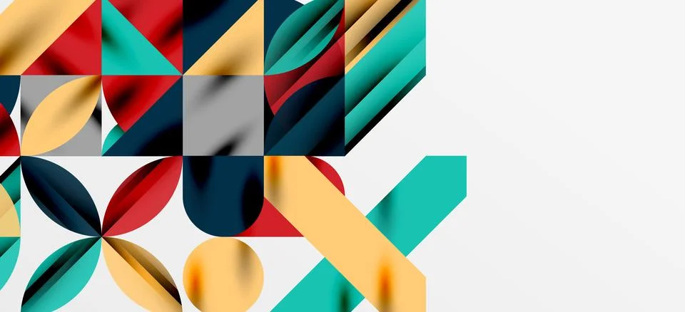 Geometric neo patterns. Abstract background for covers, banners, flyers and Illustrazione stock
