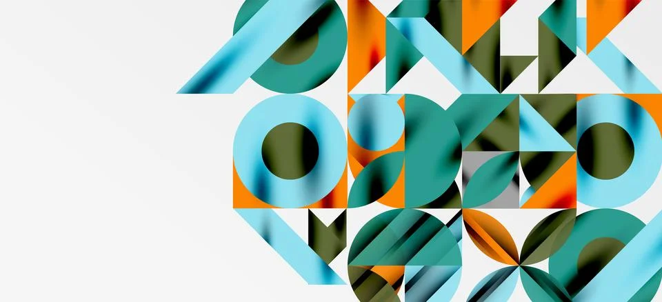 Geometric neo patterns. Abstract background for covers, banners, flyers and Stock Illustration
