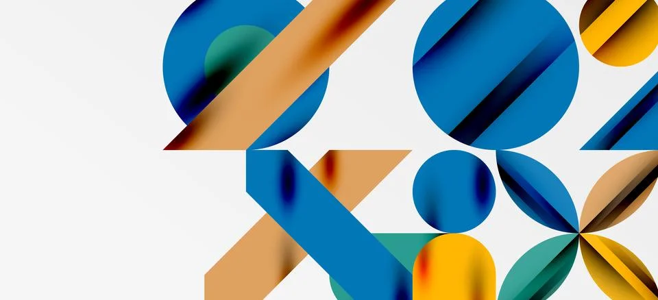 Geometric neo patterns. Abstract background for covers, banners, flyers and Stock Illustration