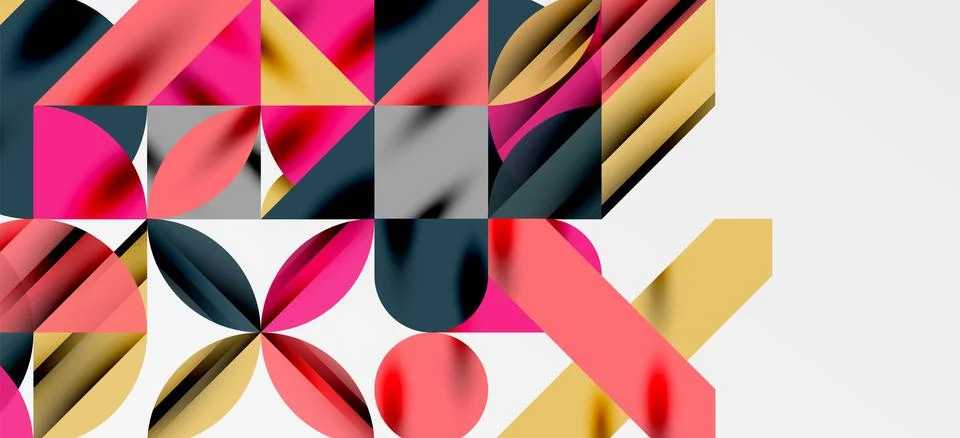 Geometric neo patterns. Abstract background for covers, banners, flyers and Stock Illustration