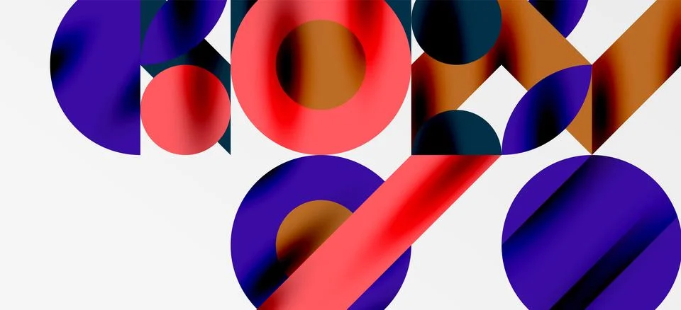 Geometric neo patterns. Abstract background for covers, banners, flyers and Stock Illustration