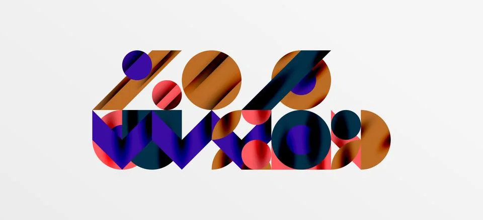 Geometric neo patterns. Abstract background for covers, banners, flyers and Stock Illustration