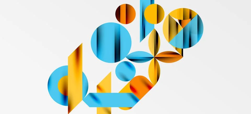 Geometric neo patterns. Abstract background for covers, banners, flyers and Stock Illustration