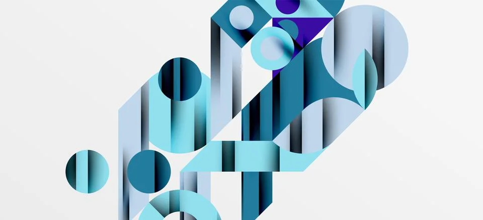 Geometric neo patterns. Abstract background for covers, banners, flyers and Stock Illustration