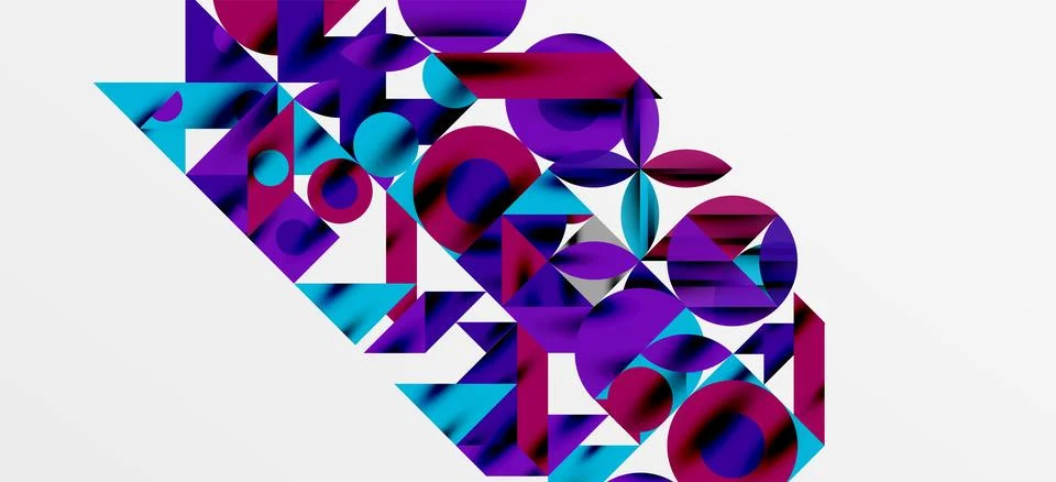 Geometric neo patterns. Abstract background for covers, banners, flyers and Stock Illustration