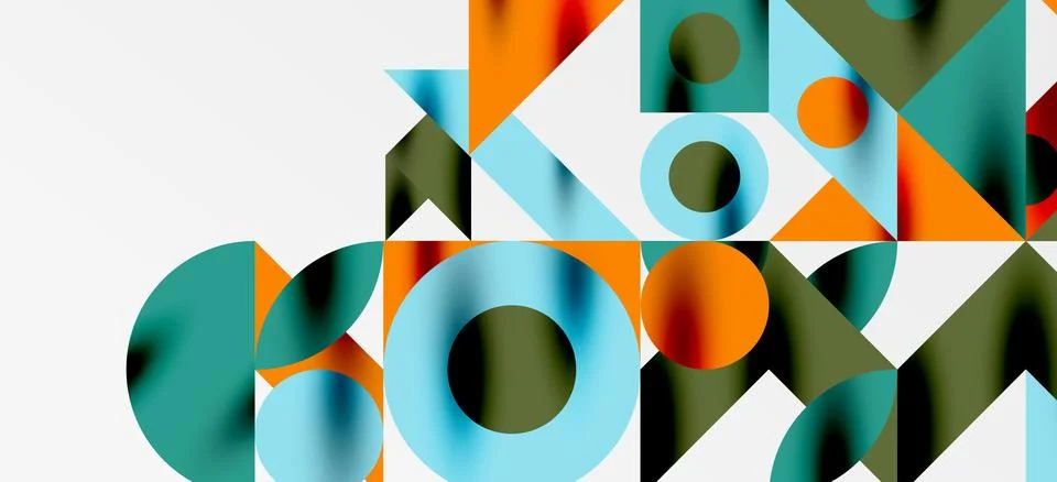 Geometric neo patterns. Abstract background for covers, banners, flyers and Stock Illustration