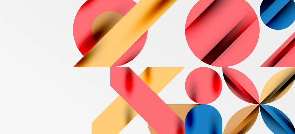 Geometric neo patterns. Abstract background for covers, banners, flyers and Stock Illustration