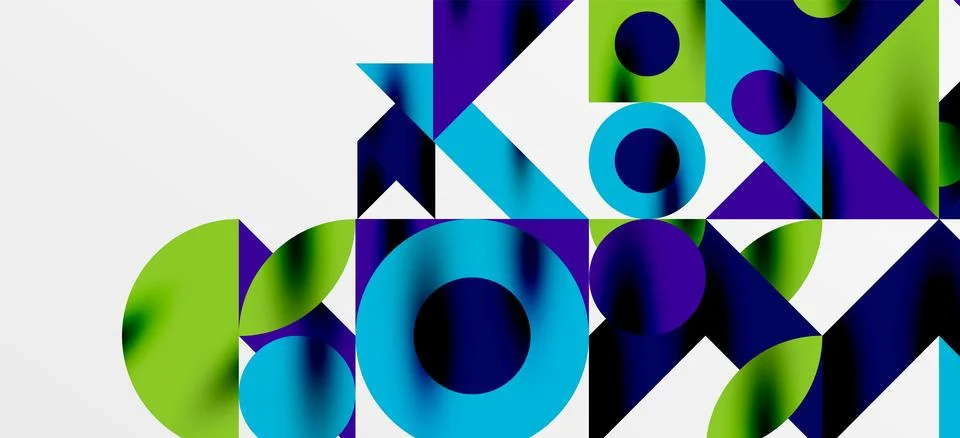 Geometric neo patterns. Abstract background for covers, banners, flyers and Stock Illustration