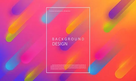 Geometric neon background Stock Illustration