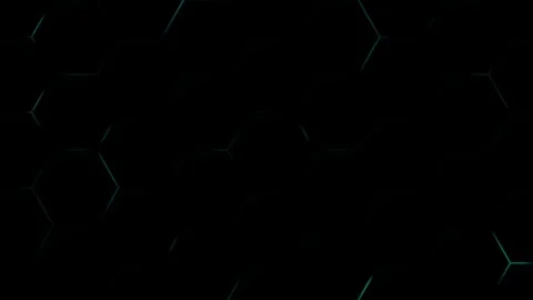 Geometric neon blue hexagons for modern digital designs. Stock Footage 286407366