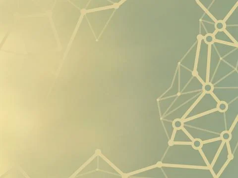 Geometric Network Background with Gradient Overlay Stock Illustration