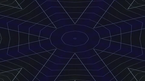 Geometric Network Pattern Visualizing Symmetrical Web in Dim Diffused Lightin Stock Footage 328299156