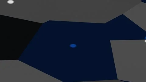 Geometric Night Scene with Floating Panels in Quiet Urban Setting 스톡 동영상 330119832