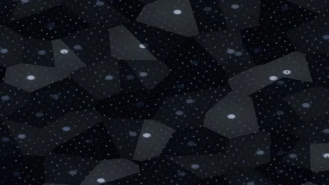 Geometric Night Sky Shapes Floating Across Dark Polyhedral Background Stock Footage 327605111