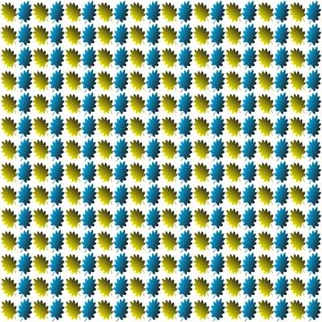 Geometric Oak Leaf Pattern for Vibrant Natural Decor Stock Illustration