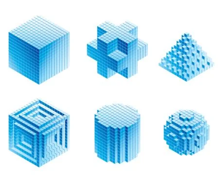 Geometric objects Stock Illustration