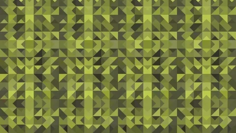 Geometric Olive Green Triangle Pattern Seamless Animation Clip Stock Footage 331666472