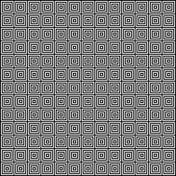 Geometric optical illusion pattern with nested squares イラスト素材