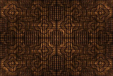 Geometric ornament background Stock Illustration