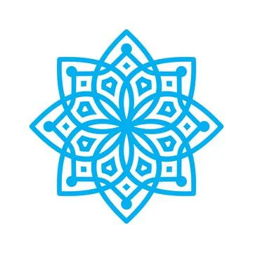 Geometric ornament element Stock Illustration