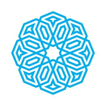 Geometric ornament element Stock Illustration