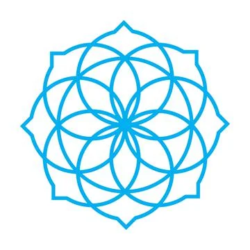 Geometric ornament element Stock Illustration