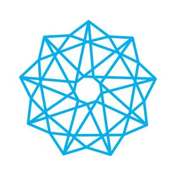 Geometric ornament element Stock Illustration