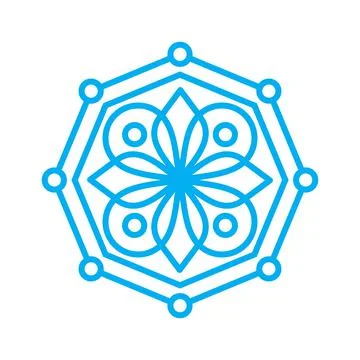 Geometric ornament element Stock Illustration