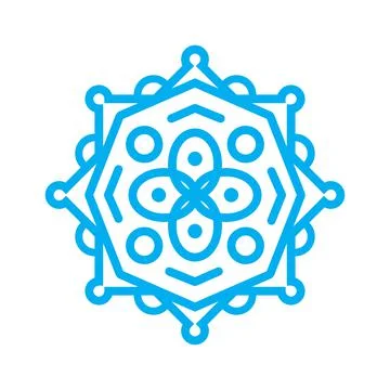 Geometric ornament element Stock Illustration