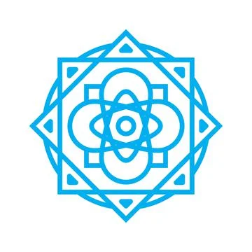 Geometric ornament element Stock Illustration