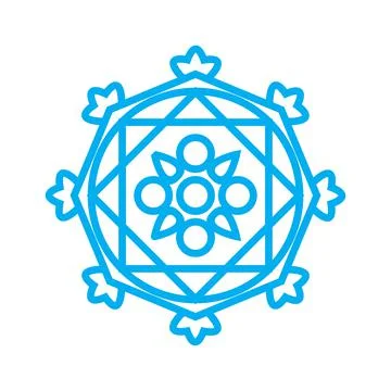 Geometric ornament element Stock Illustration