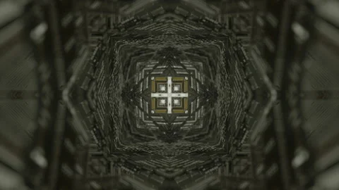 Geometric Ornament Loop. Animated background Video stock 150642186