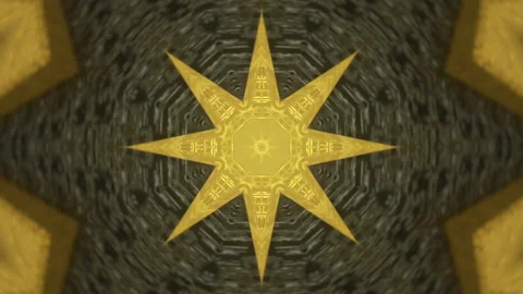 Geometric Ornament Loop. Animated background Vidéo 150642234