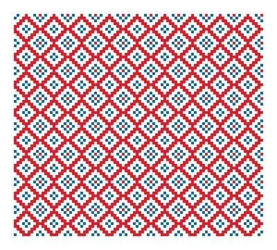 Geometric Ornament Repeated Tile Pattern Stock Illustration