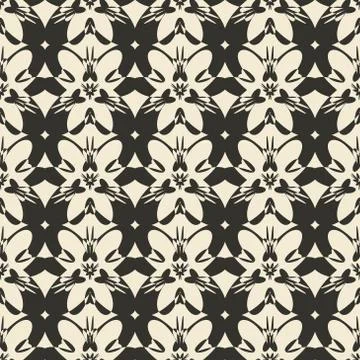 Geometric ornament seamless pattern.   Stock Illustration