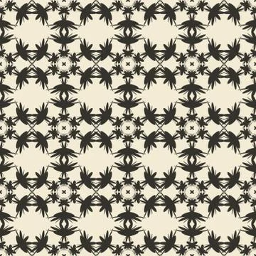 Geometric ornament seamless pattern.   Stock Illustration