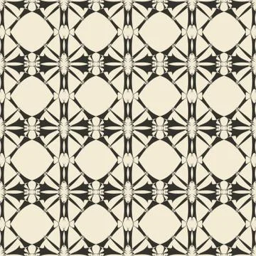 Geometric ornament seamless pattern.   Stock Illustration