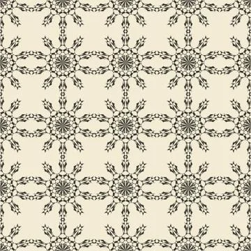 Geometric ornament seamless pattern.   Stock Illustration