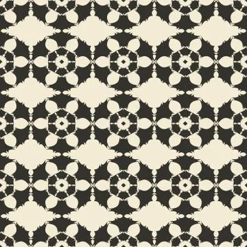 Geometric ornament seamless pattern.   Stock Illustration