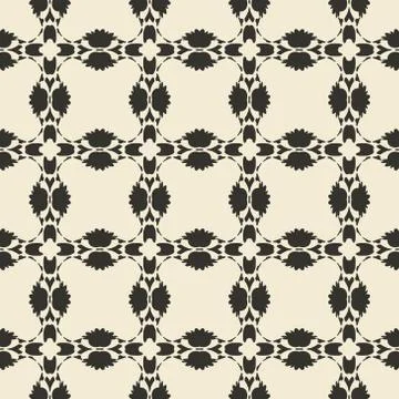 Geometric ornament seamless pattern.   Stock Illustration