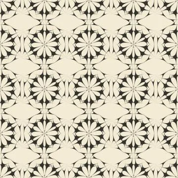 Geometric ornament seamless pattern.   Stock Illustration