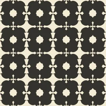 Geometric ornament seamless pattern.   Stock Illustration